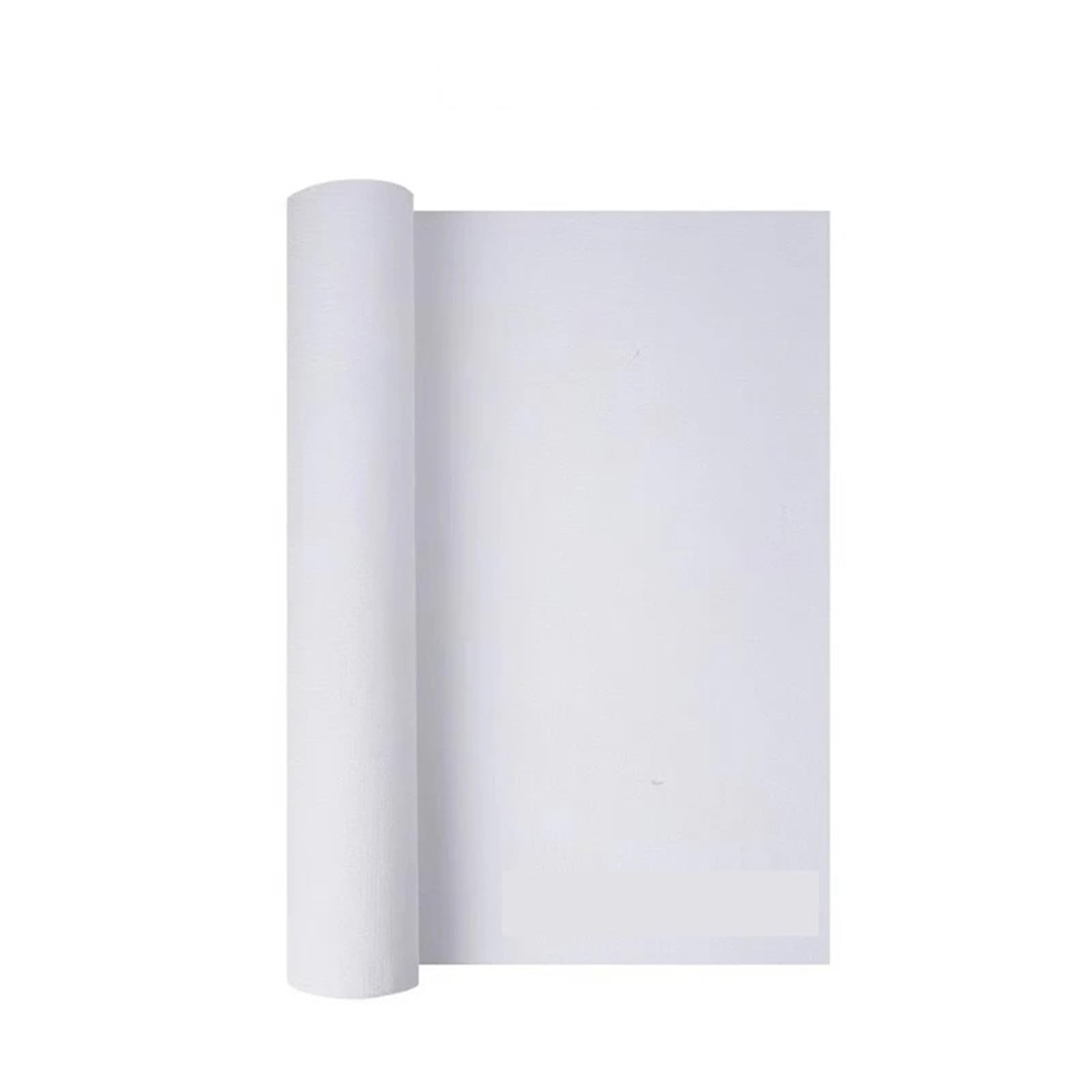Tela per Dipingere Rotolo Rotolo di Tela Bianca da 5 m, Cotone da 280 g, Pittura Pratica for Principianti, Materiale Artistico Largo 27/37/47/57 cm (Color : 0.57x5m)
