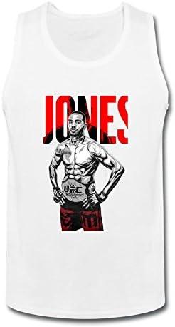 Marrty Men's UFC 197 Jon Jones O Neck Tank Top Shirt