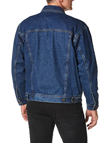 Wrangler Men's Flannel Lined Denim Jacket2