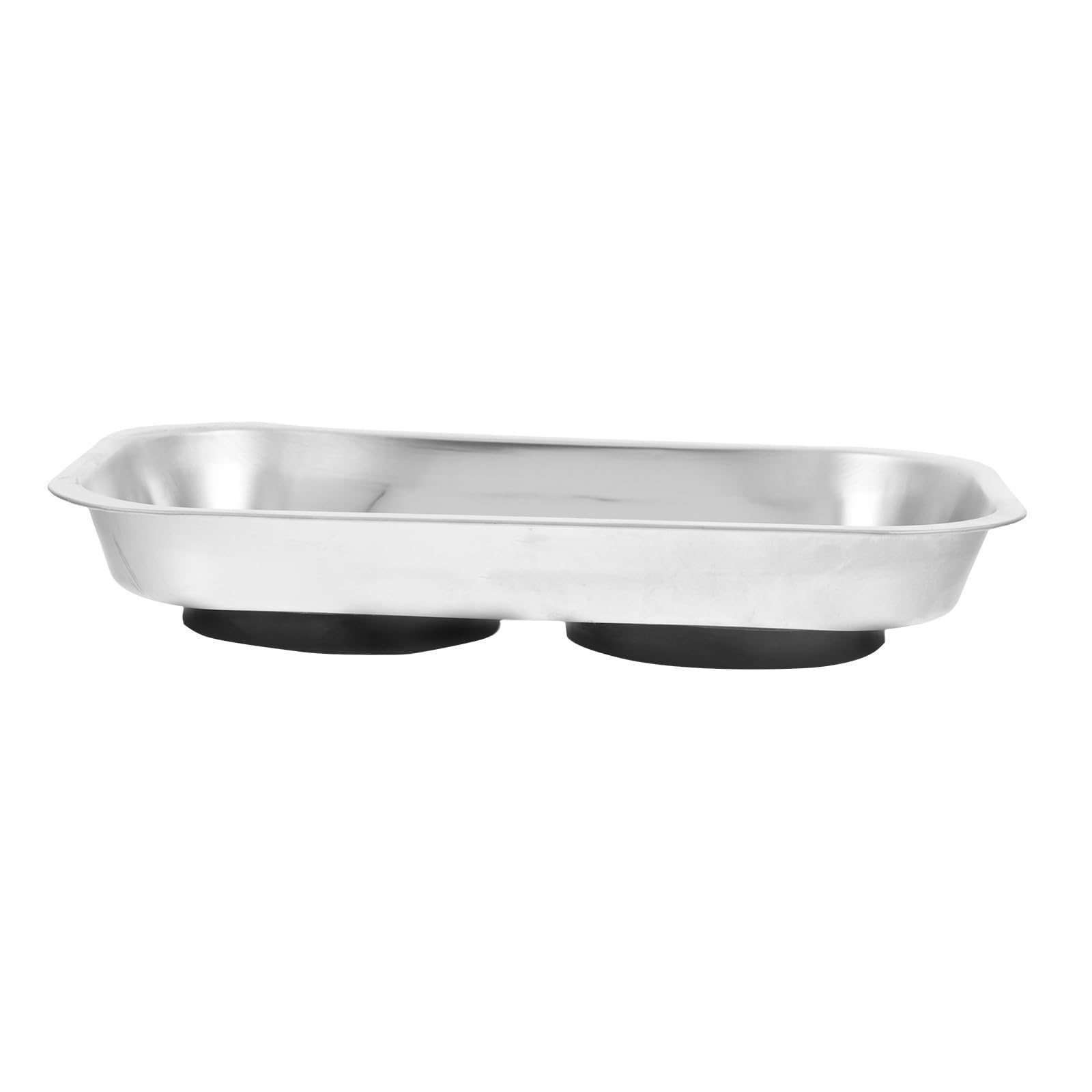 Magnetische Metallschale für Schrauben und Bolzen, Edelstahl, Silber