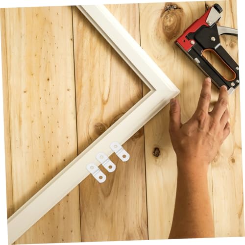 Image of DOITOOL 20pcs Picture Frame Hardware Kit with Screws Heavy Duty Offset Clips for Easy Assembly and Secure Hanging of Wall Art Adaptable for Home and Gallery Use