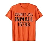 Gefängnis Insasse Knast Kostüm Karneval Jail T-Shirt