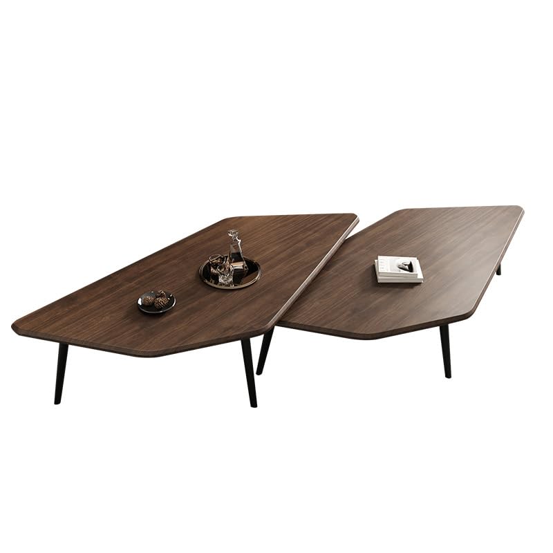 2WFYJNITP Sala de Estar Mesa de Centro Minimalista Moderna Irregular, Mesa Auxiliar for Espacios pequeños for Sala Estar, diseño Elegante y Que Ahorra Espacio, Perfecta for hogares compactos Centro
