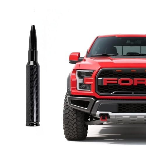 Antena de camión de fibra de carbono de 5.5 pulgadas para Ford F150 y Bronco