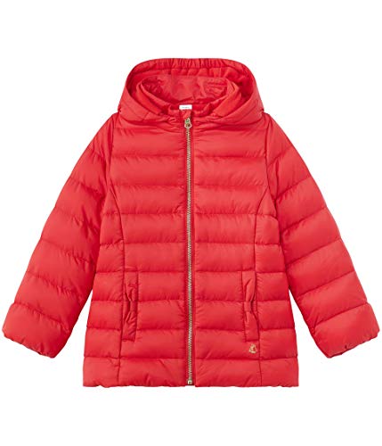 Petit Bateau Doudoune_5258402 Chaqueta, Rojo (Terkuit 02), 125 (Talla del Fabricante: 5años/110centimeters) para Niñas