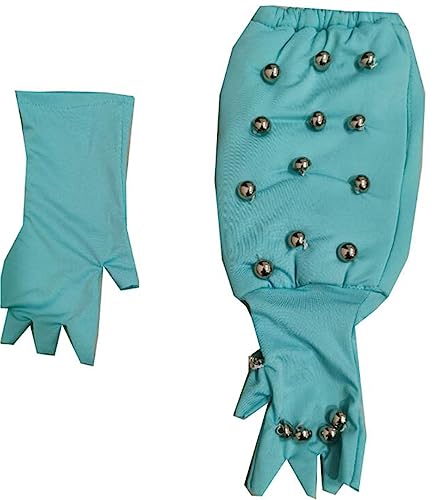 Poetic Walk Anime Diane Womens Punk Cosplay Costume Halloween Lolita Outfit Gloves Pro (Yellow)