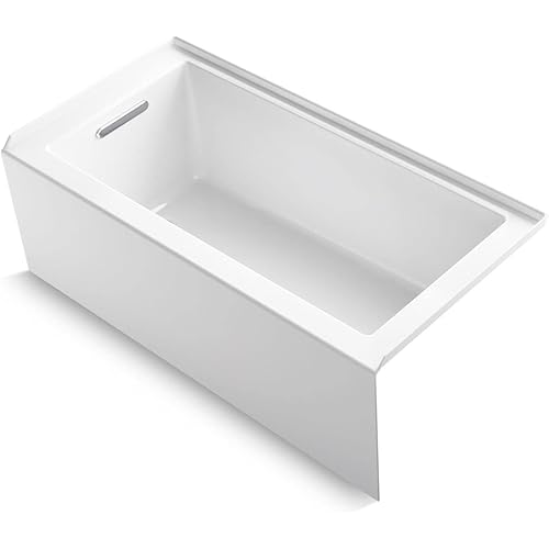 KOHLER K-20201-LA-0 Underscore Bathtub, White