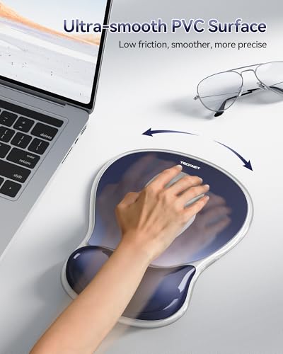 TECKNET Gel Mousepad with Wrist Rest