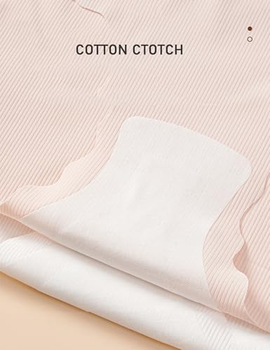 Kiench Teen Girls Seamless Underwear Bikini No Show Panties Pack of 64