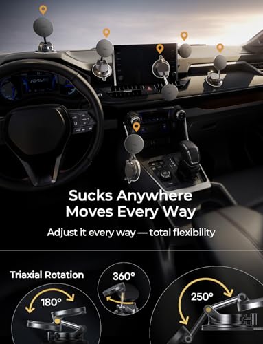 LISEN Qi2.2 25W MagSafe Wireless Car Mount Charger — view 3