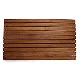 Belari Teak Shower Mat - Teak Bath Mat - Wood Bath Mat - Wood Shower Mat - Non Slip Indoor or Outdoor Shower Mat - Teak Doormat/Sauna Mat - Wooden Stall Mat (Modern)