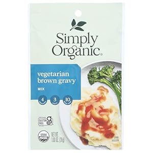 Simply Organic Brown Gravy Mix, Vegetarian, 1 Ounce