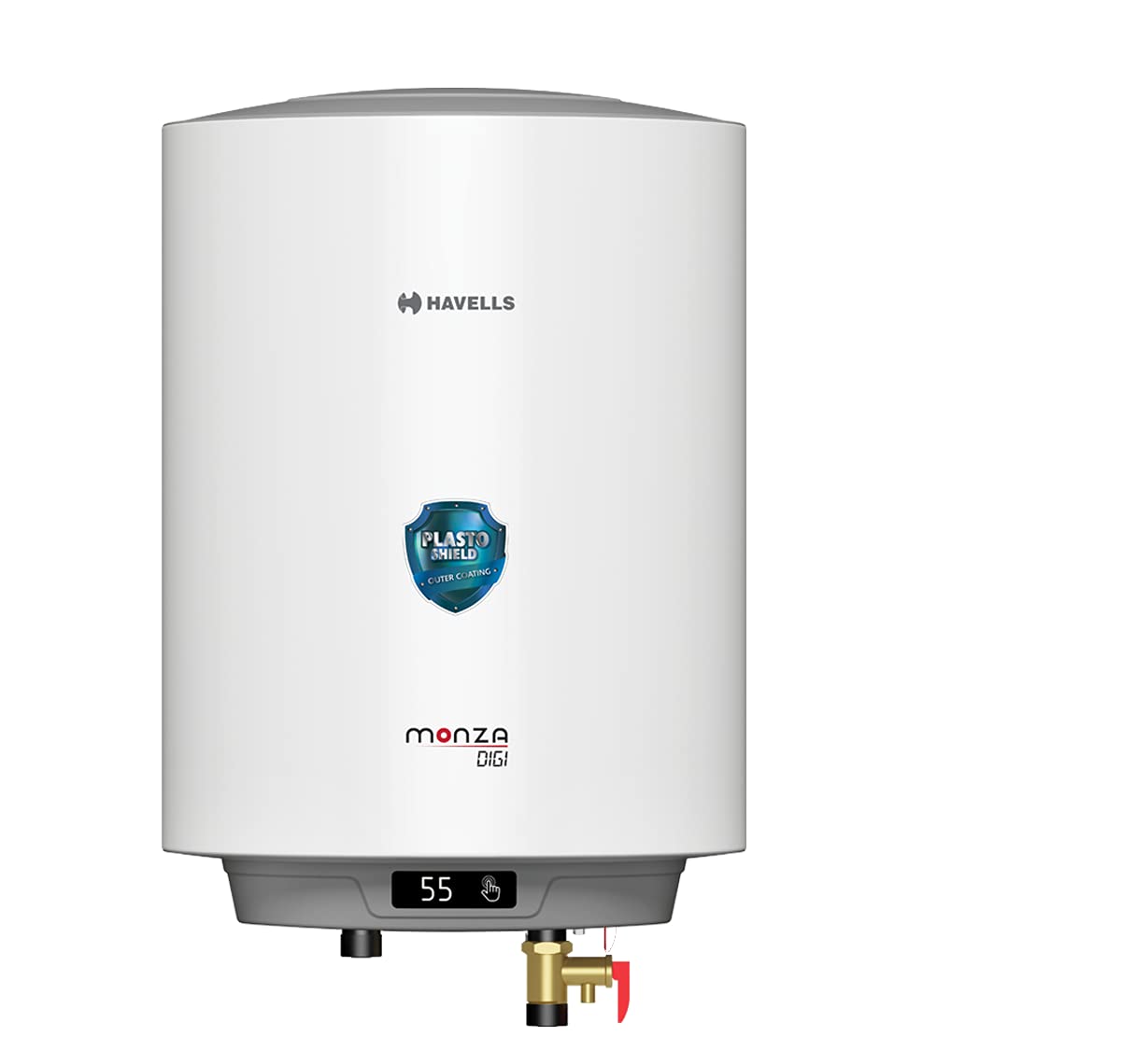 Buy Havells Monza Digi 15 Litre 5 Star Vertical Storage Water Heater  (White, 2000 Watts) Online at Low Prices in India - Amazon.in