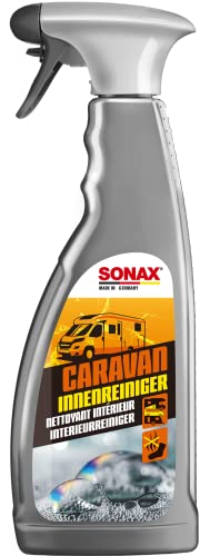 SONAX CARAVAN Politur (500 ml) milde Handpolitur mit Konservierung & CARAVAN InnenReiniger (750 ml) vielseitiger Sprühreiniger mit Geruchsvernichter für Caravan/Bus/Wohnmobil/Wohnwagen
