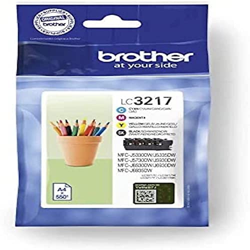 Brother LC-970 Tintenpatronen – 4er Pack Cyan, Magenta, Gelb, Schwarz