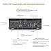 KEiiD WiFi & Bluetooth 5.0 Stereo Digital Amplifier Receiver for Home Audio BGM Music System, MUZO App Control Multi-Room Sync, Compact with USB/AUX/Mic, Remote Control with Sleep Timer
