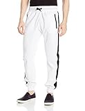 Southpole Men's Jogger Pants In Airmesh Fabric with Side Pipings