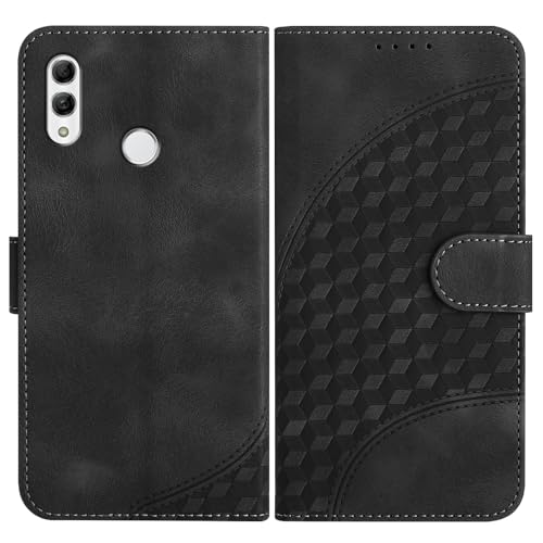 Image of JayModCase Mobile Phone Case for Huawei P Smart 2019/Honor 10 Lite, with Card Slot, Stand Function, Magnetic, PU Leather Case, Folio Flip Case Compatible with Huawei P Smart 2019 - Black