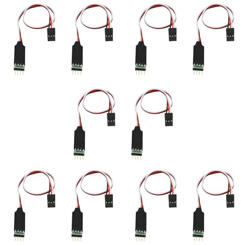 Interruptor de luz LED de 3 canales para coche RC con control remoto independiente