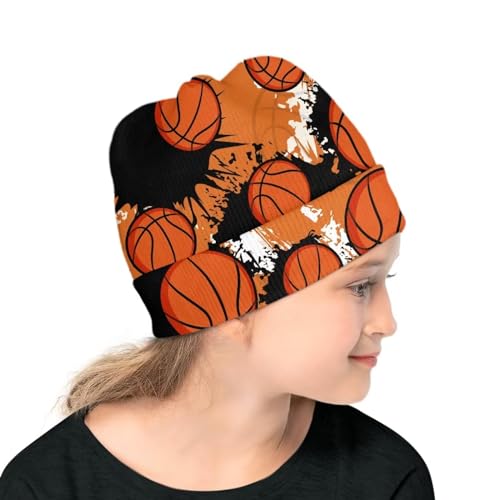 Funny Fire Beanie Hats for Boys Daily Outdoor Casual Warm Cuffed Knit Beanies Soft Winter Hat Cap3