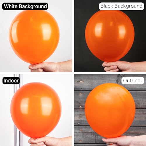 Image of PartyWoo Orange Balloons 50pcs Fall Latex Helium Balloons 12 Inch | Birthday Baby Shower Graduation Fall Tangerine Little Cutie Tropical Sunshine Theme Party Decorations Orange-Y9