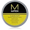 MITCH by Paul Mitchell Clean Cut Styling Cream for Men, Medium Hold, Semi-Matte Finish, For All Hair Types + Short to Medium Hair, 3 oz.