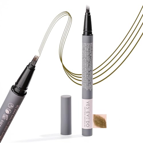 Image of Taupe Eyebrow Pencil, 4-Prong Precision Brow Pen, Create Hair-like Stroke, Lift & Snatch Brow Shaping, Last for 24H YES.EYE DO (Cocoa Dust-Taupe)