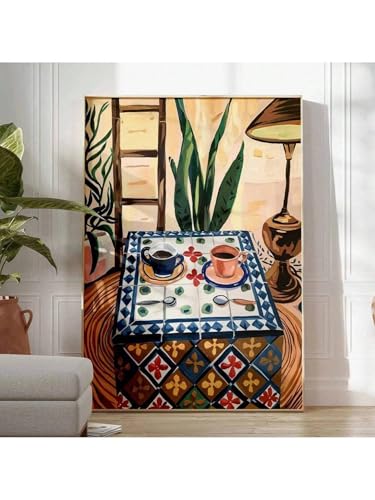 Art mural pour amoureux du café idéal pour décorer une cuisine moderne