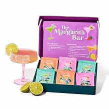 Thoughtfully, The Margarita Bar, Includes Powdered Drink Mix Packets in Mango, Lime, Berry, Flavored Drink Mixers for Cocktails, Mocktails, Non-Alcoholic Drinks, Margarita Gifts, Palomas, Set of 24