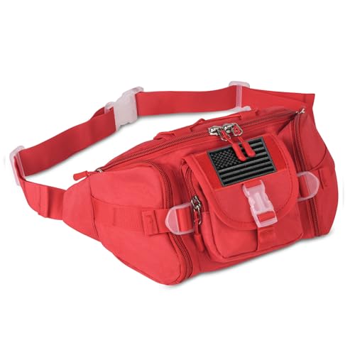 ArcEnCiel Tactical Belt Bag, Red