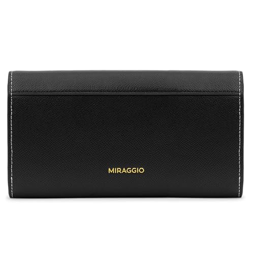 Image of Miraggio Gemma Wallet For Woman With Snap Button Closure | Women Wallet | Gift Items For Women
