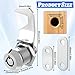 1 Pack Tool Box Locks with Keys, Tubular Cam Locks 5/8