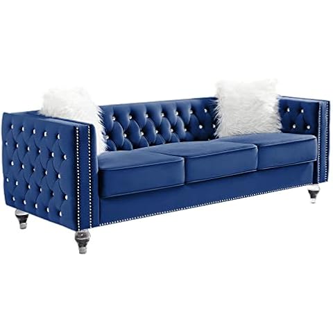 mikibama Velvet Sofa Couch 83 Inch Cover