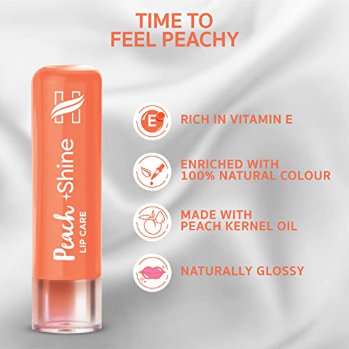 Himalaya Peach Shine Lip Care, 4.5g Deal Mafia