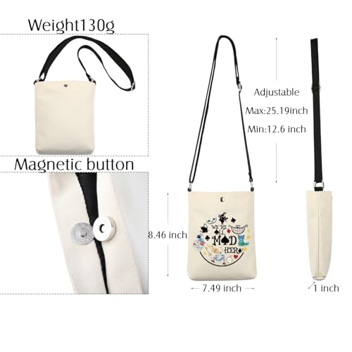 BNQL ﻿ Alices Crossbody Bag Princess Alices Gifts Alices Inspired Gift Fairy Tale Gifts Alices Cell Phone Purse2