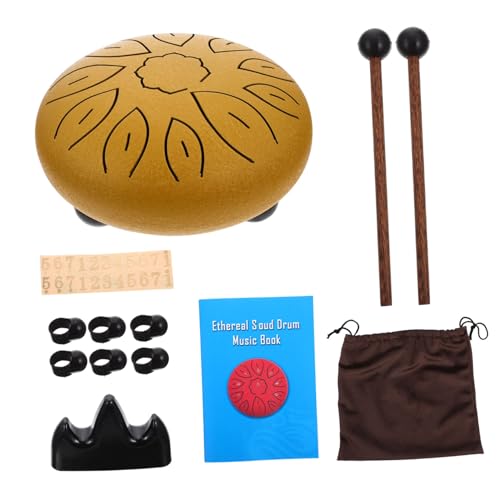Toddmomy 1Set Tongue Drum Ethereal Musical Instrument for Beginners and Meditation for Music Education Relief and