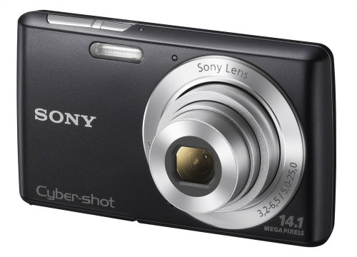 Image of Sony Cyber-Shot DSC-W620 14.1MP Point-and-Shoot Digital Camera (Black) with Camera Case