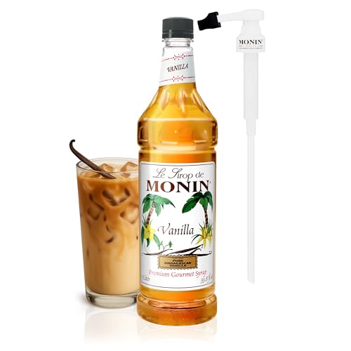Monin Vanilla Syrup with Pump