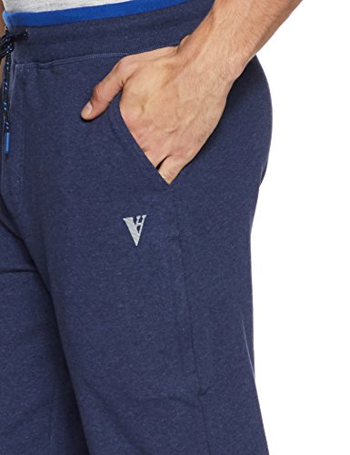 Image of Van Heusen Men Regular Fit Joggers - Cotton Rich Elastane - Quick Dry, Media Pocket, Drawstring Waist