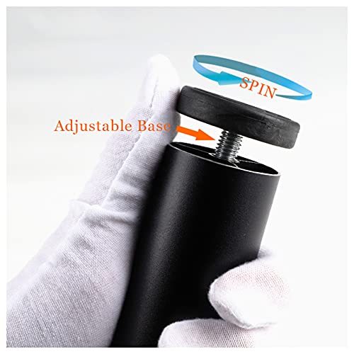 Patas ajustables para muebles de TV y sillas de baño, juego de aleación estable 6