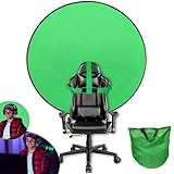 Tragbarer & Faltbarer Greenscreen – Doppelseitig, reversibel (142cm) – Perfekt für professionelle Videos, Streaming, Zoom & Fotografie (Chroma Key Hintergrund)