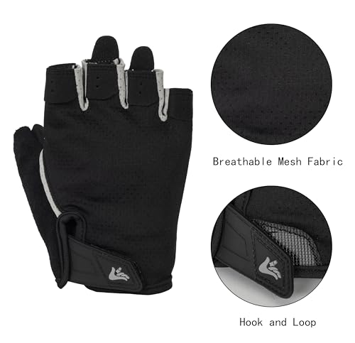 Workout Gloves for Men Women, Anti Slip Breathable Weight Lifting Gloves for Gym Exercise, Cycling, Fitness, Training - Image 3