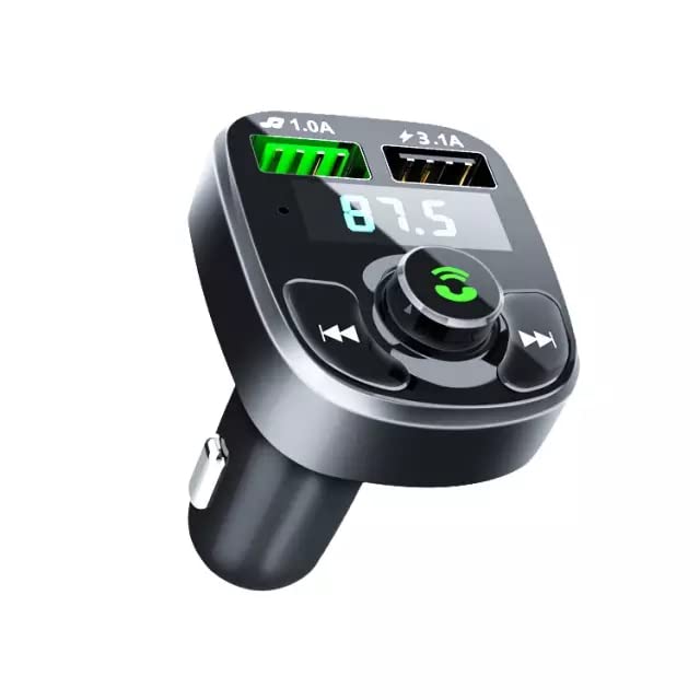 WRENS Car X8 Fm Modulator Transmitter Hand free Kit Dual USB C