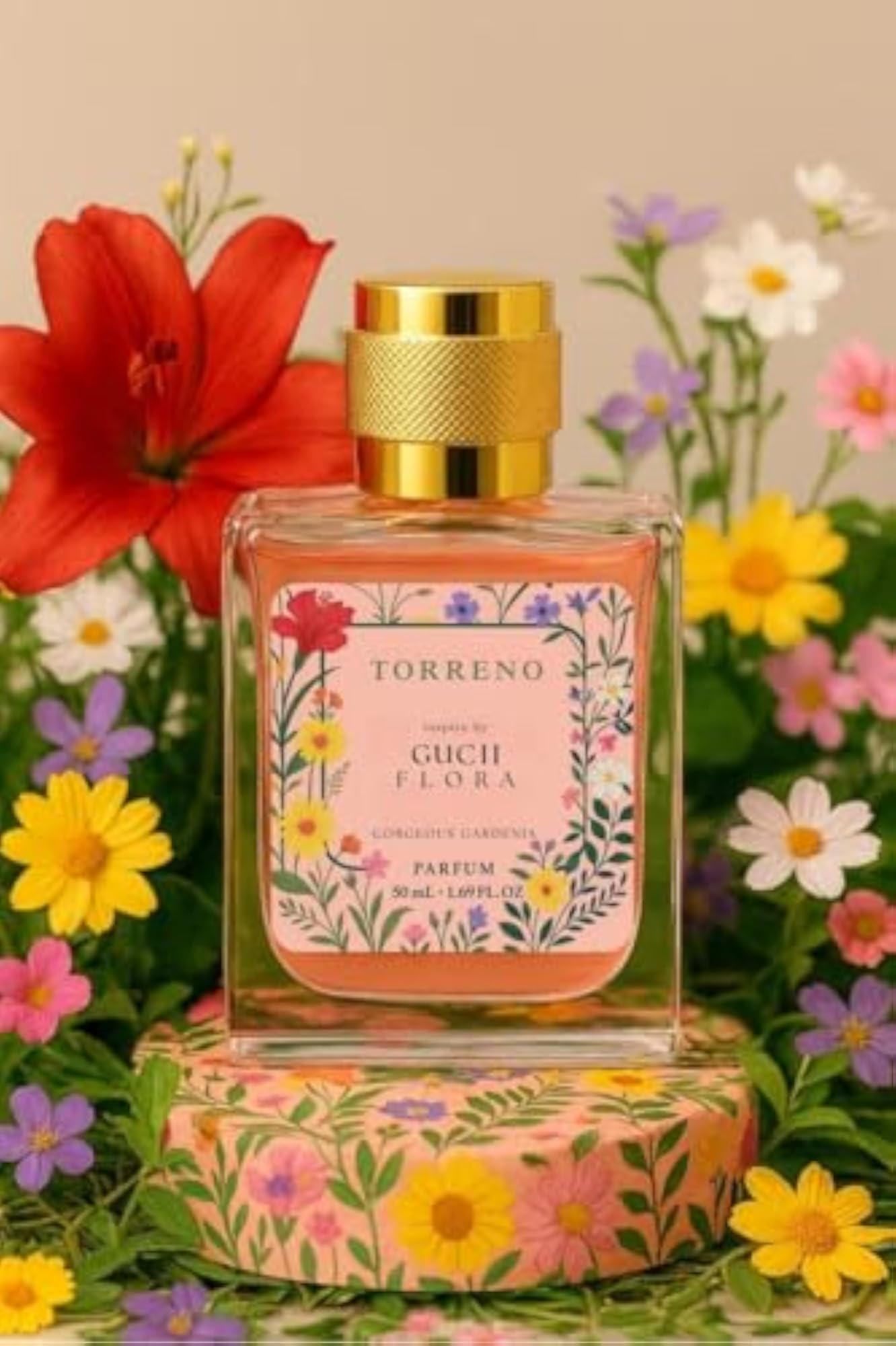 TORRENO Gucee Floraa Parfum 50ml, Luxurious Romantic Scent
