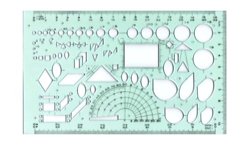 Drafting Template Pipe Combo Template