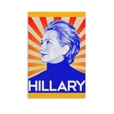 Former US Secretary of State Hillary Clinton Portrait Poster Quote Poster (1) Poster Decorative Painting Canvas Wall Art Living Room Posters Bedroom Painting 08x12inch(20x30cm)