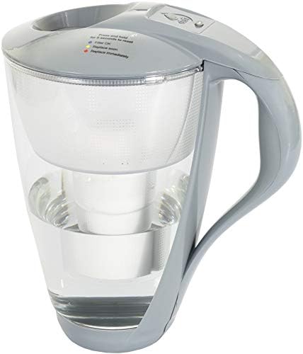 Filtr do wody szklany dzbanek Dafi Crystal Classic 2,0 l z darmowym wkładem filtrującym - grafitowy