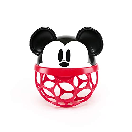 Image of Bright Starts Disney Baby Minnie & Mickey Mouse Rattle Along Buddy Easy-Grasp Toy, Ages Newborn +