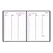 Brownline Essential Collection Weekly Appointment Book in Columnar Format, 11 x 8.5, Black Cover, 12-Month (Jan to Dec): 2023