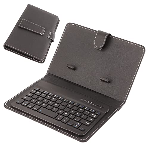 Teclado inalámbrico Bluetooth, teclado universal Bluetooth desmontable para teclado y funda...
